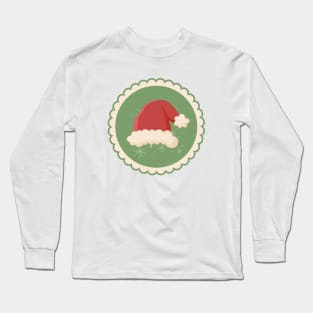 Christmas Santa Hat Long Sleeve T-Shirt